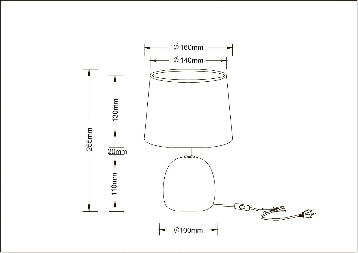 Настольная лампа Arte Lamp Titawin A5022LT-1GY