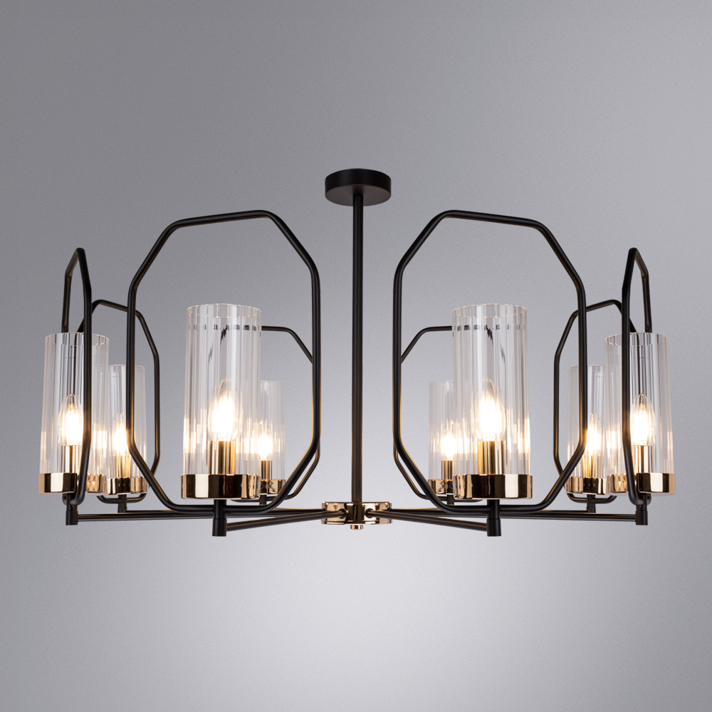 Потолочная люстра Arte Lamp Celaeno A7004PL-8BK