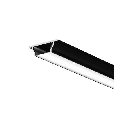 Алюминиевый профиль Maytoni Led Strip накладной с вертикальным изгибом (Черный, 2 м) ALM-1103-B-2M 631018