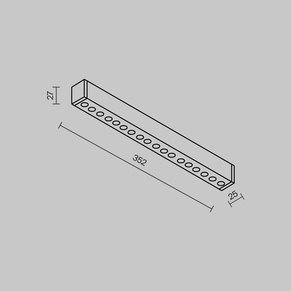 Трековый магнитный светильник Maytoni Technical Points RadityTR082-4-18WTW-M-B