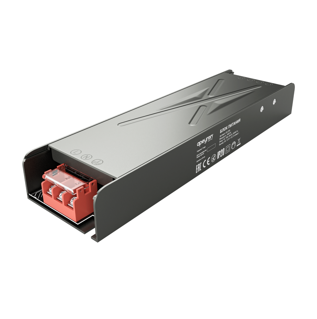 Блок питания Apeyron 12В 400Вт 186-264В 333А IP20 03-258