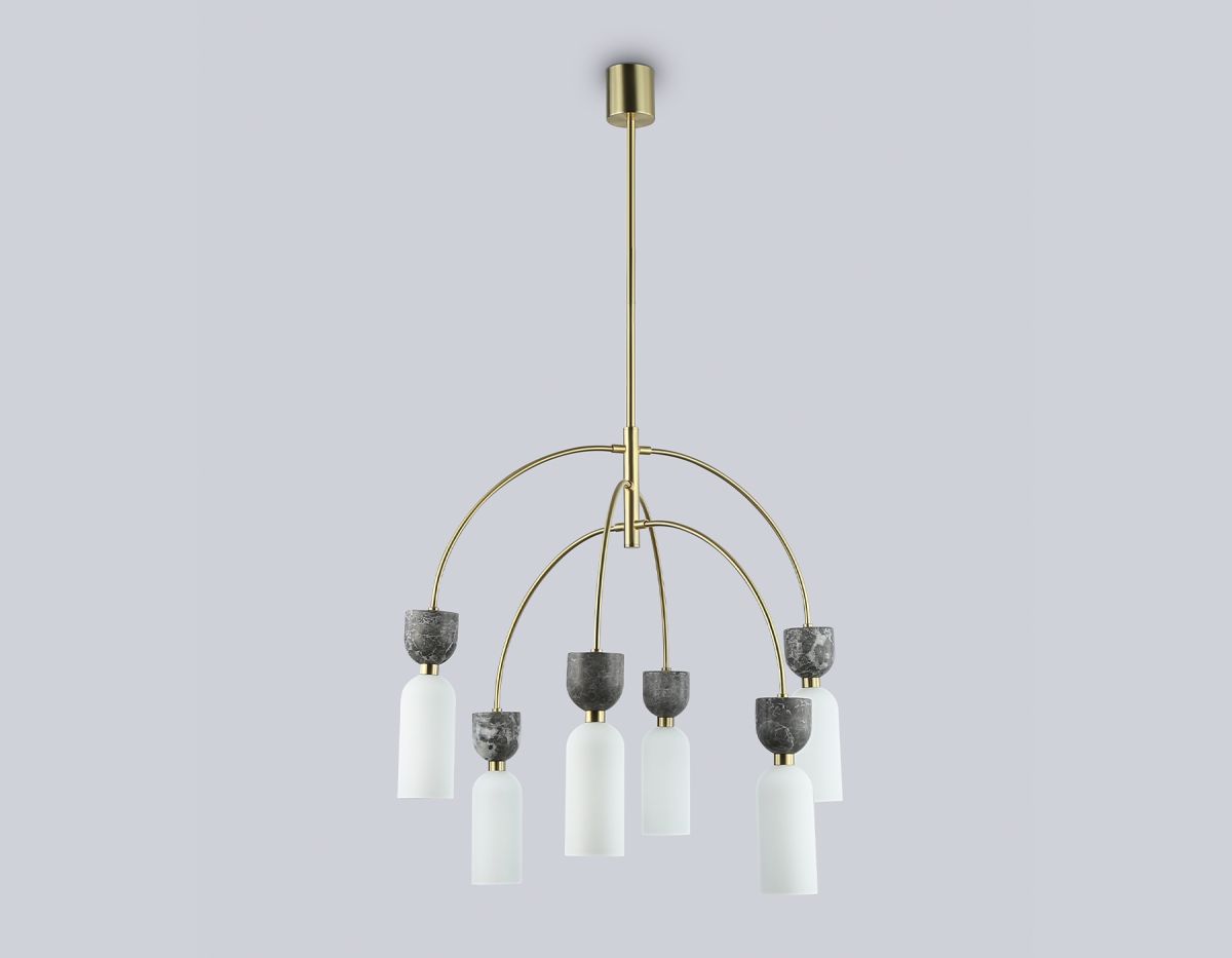 Люстра на штанге Ambrella Light High Light Ceramo Modern LH53333