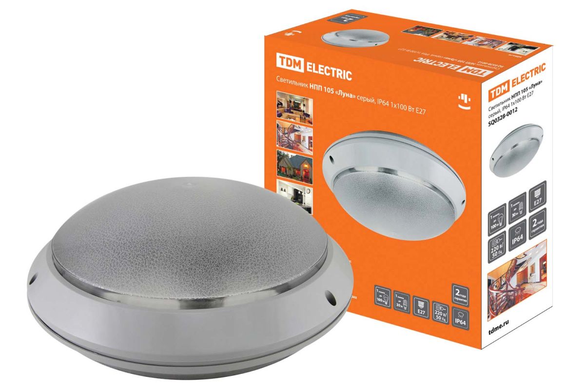 Фасадный светильник TDM Electric Луна НПП 105 SQ0328-0012