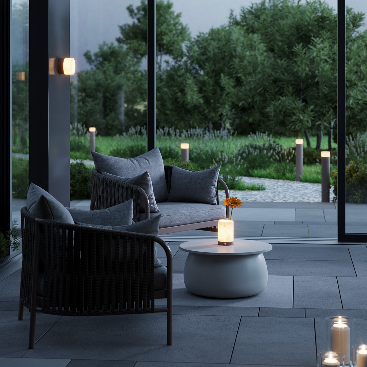 Ландшафтный светильник Odeon Light Nature Candela 7190/10GL