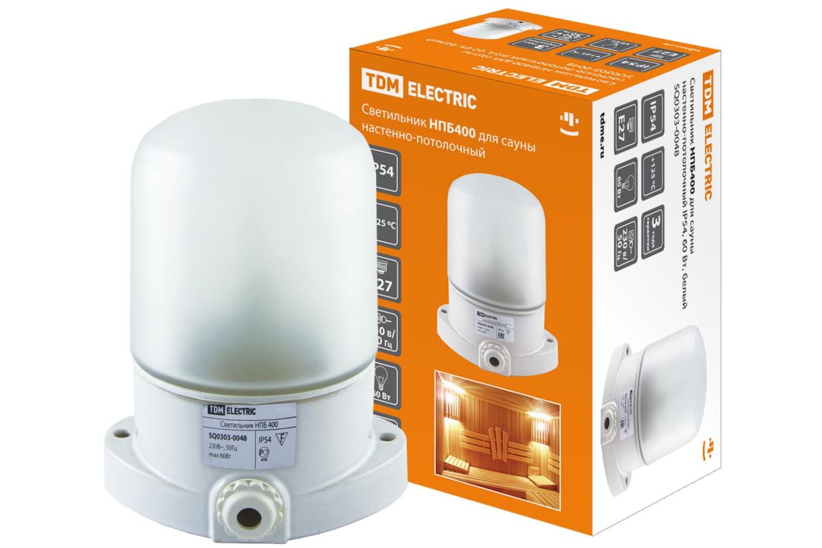 Настенно-потолочный светильник TDM Electric НПБ400 SQ0303-0048