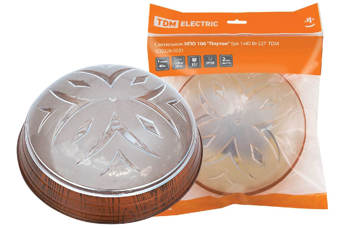 Настенно-потолочный светильник TDM Electric Плутон НПО 106 SQ0328-0031
