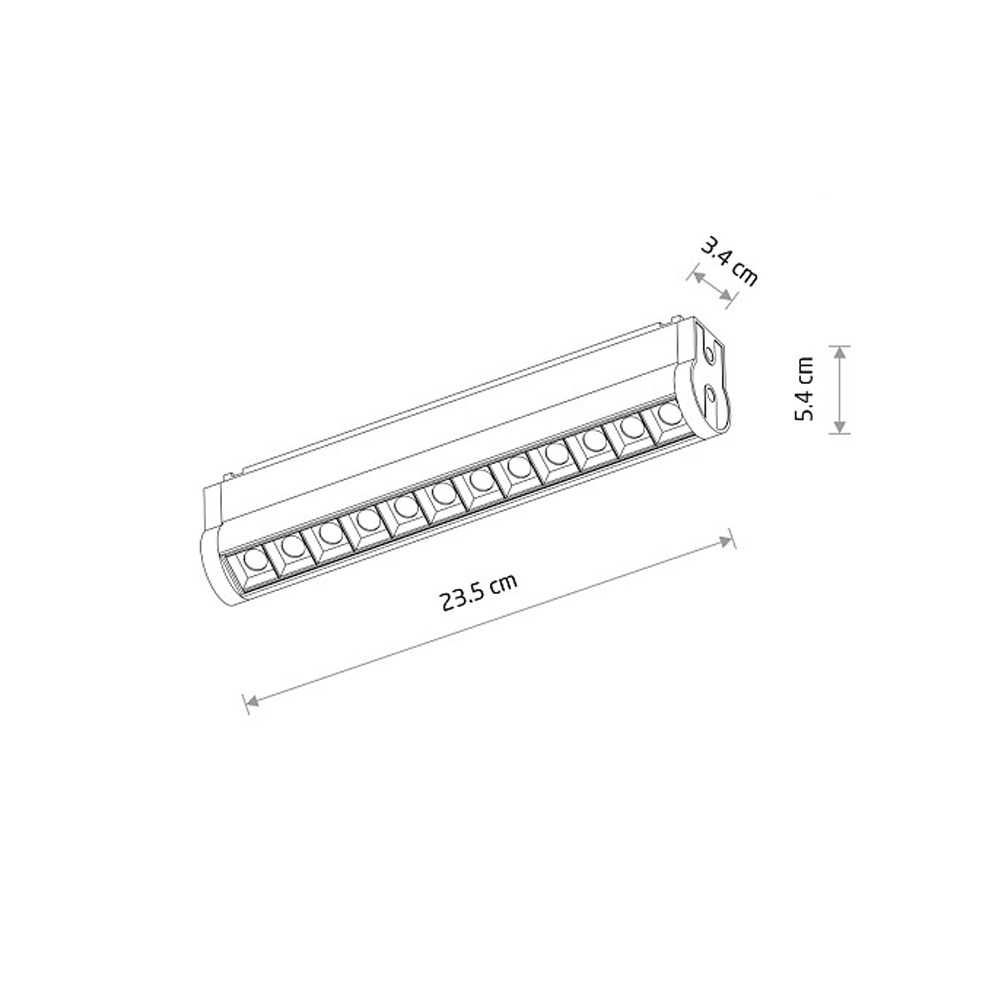 Трековый магнитный светильник Nowodvorski Focus Swing Led 11336