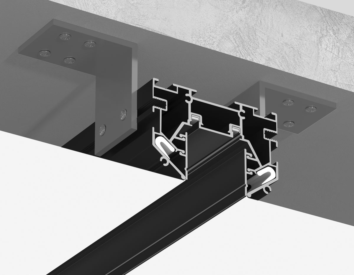 Шинопровод магнитный для натяжного потолка Ambrella Light Magnetic Ultra slim GV1076