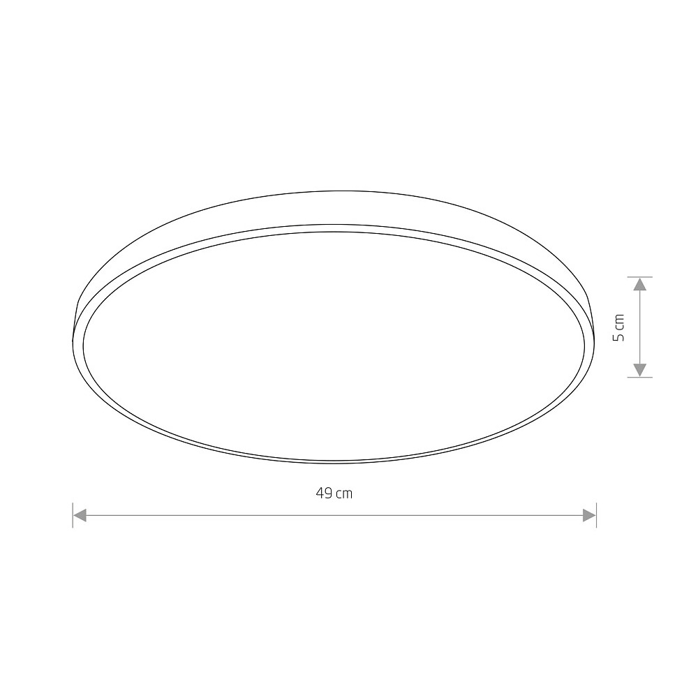 Потолочный cветильник Nowodvorski Agnes Round Led Pro Black 10974
