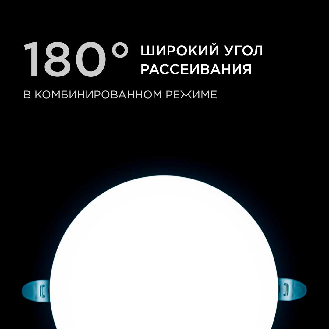 Встраиваемая светодиодная панель безрамочная Apeyron FLP 06-109