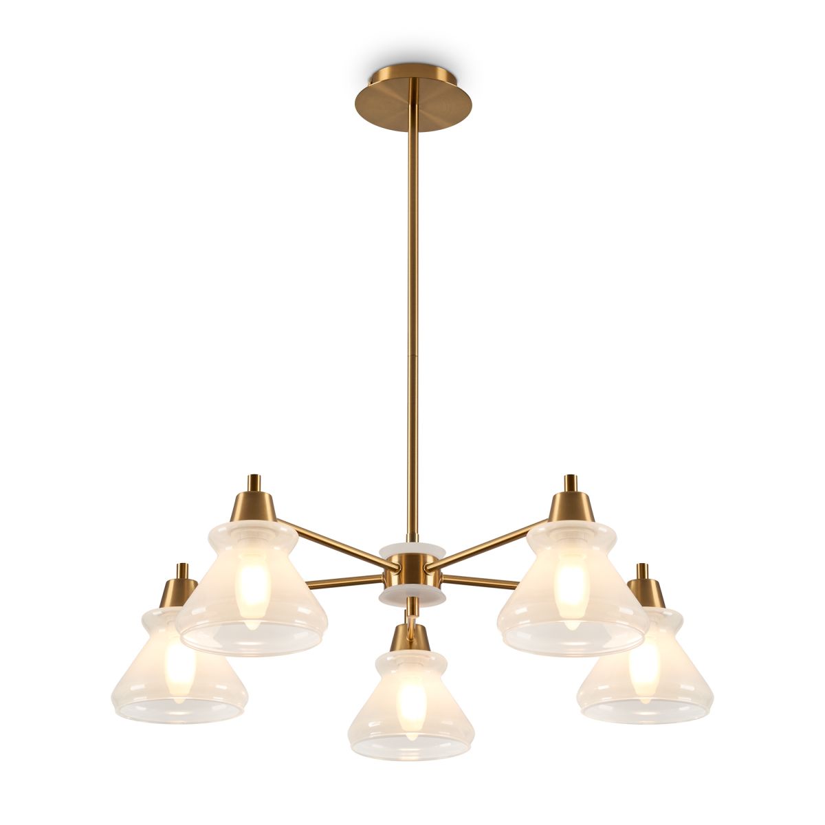Люстра на штанге Freya Zenith FR5647PL-05BS
