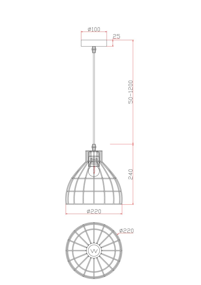 Подвесной светильник Freya Shape FR5335PL-01B