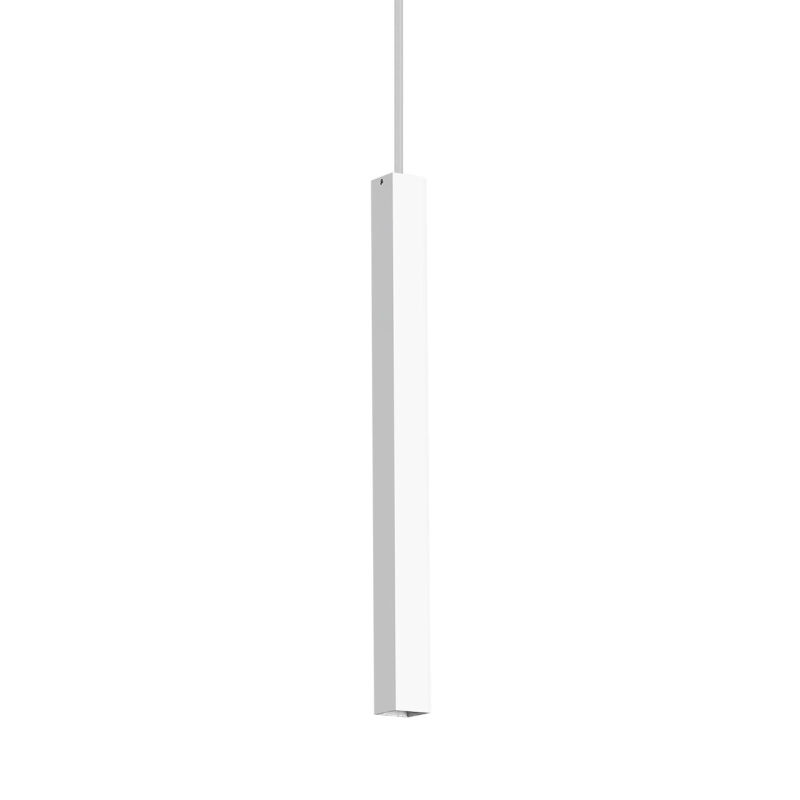 Подвесной светодиодный светильник Ideal Lux Ultrathin SP1 Small Square Bianco 194189