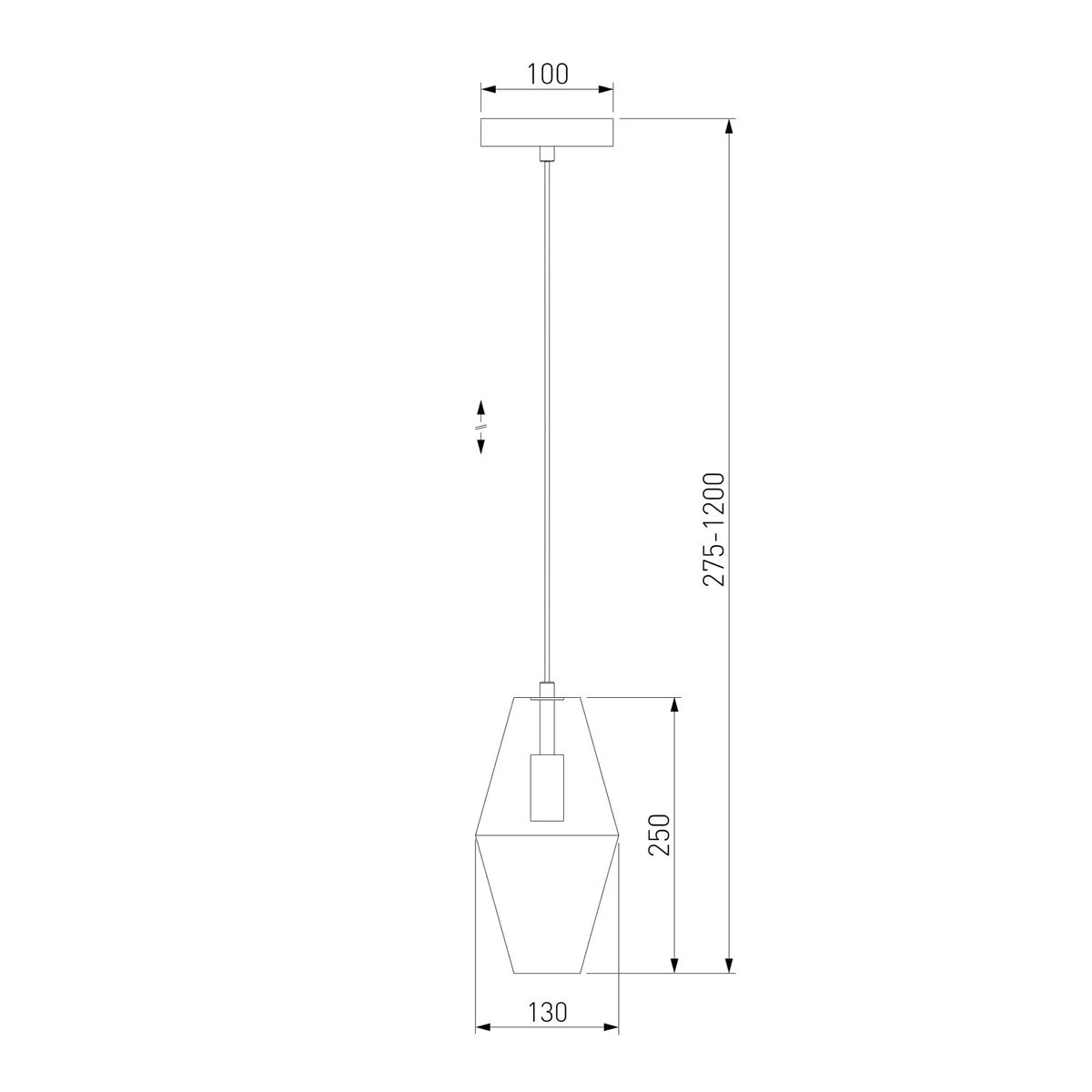 Подвесной светильник Eurosvet Prism 50236/1 прозрачный a058956