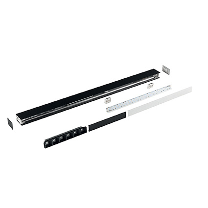 Подвесной светодиодный светильник Ideal Lux Fluo Accent 1800 3000K Black 192475