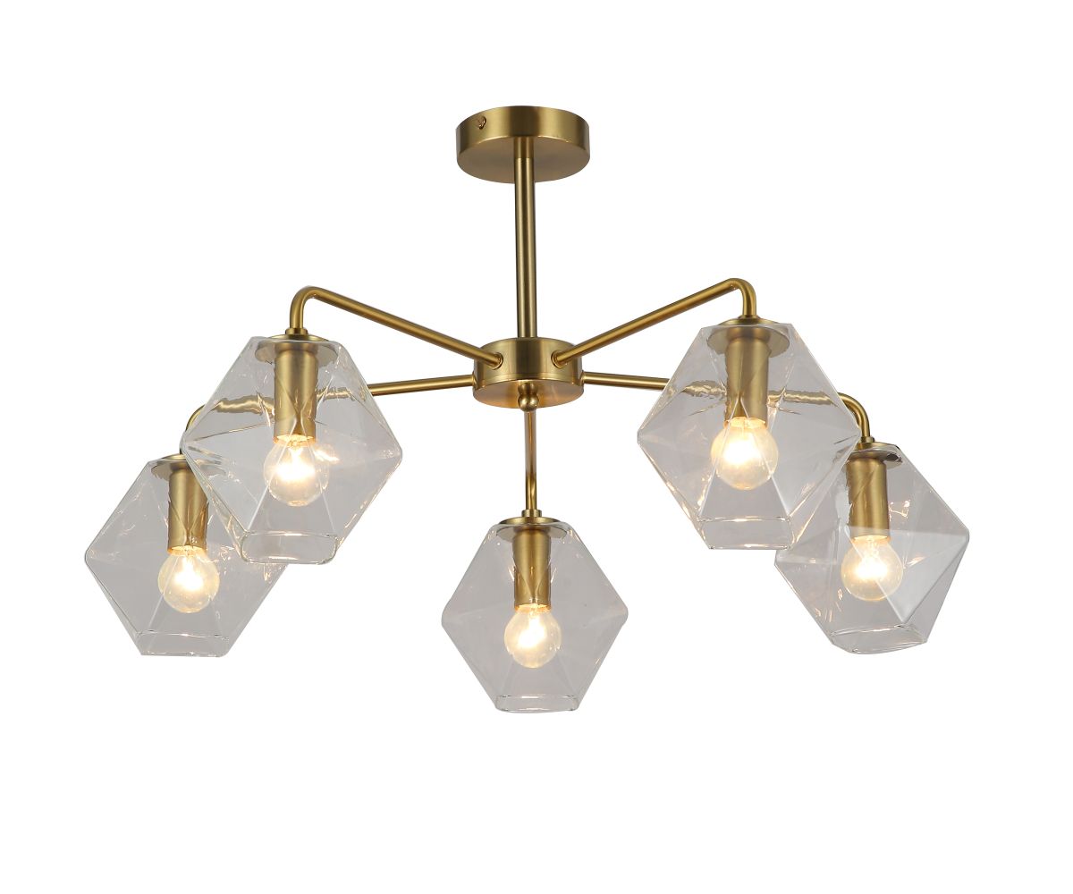 Люстра на штанге Freya Dimension FR5177PL-05BS