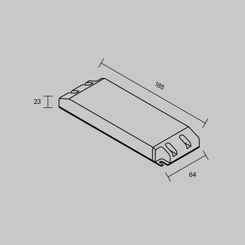 Источник напряжения Maytoni Led Strip PSL025 24В 60Вт IP20 821029