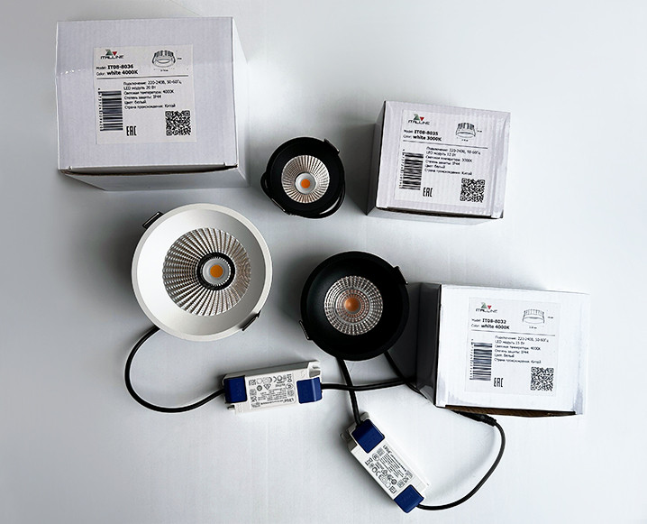 Встраиваемый светильник Italline IT08-8036 white 4000K