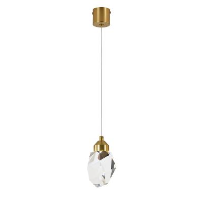 Подвесной светильник Indigo Cristallo 12053/1P Brass V000132L