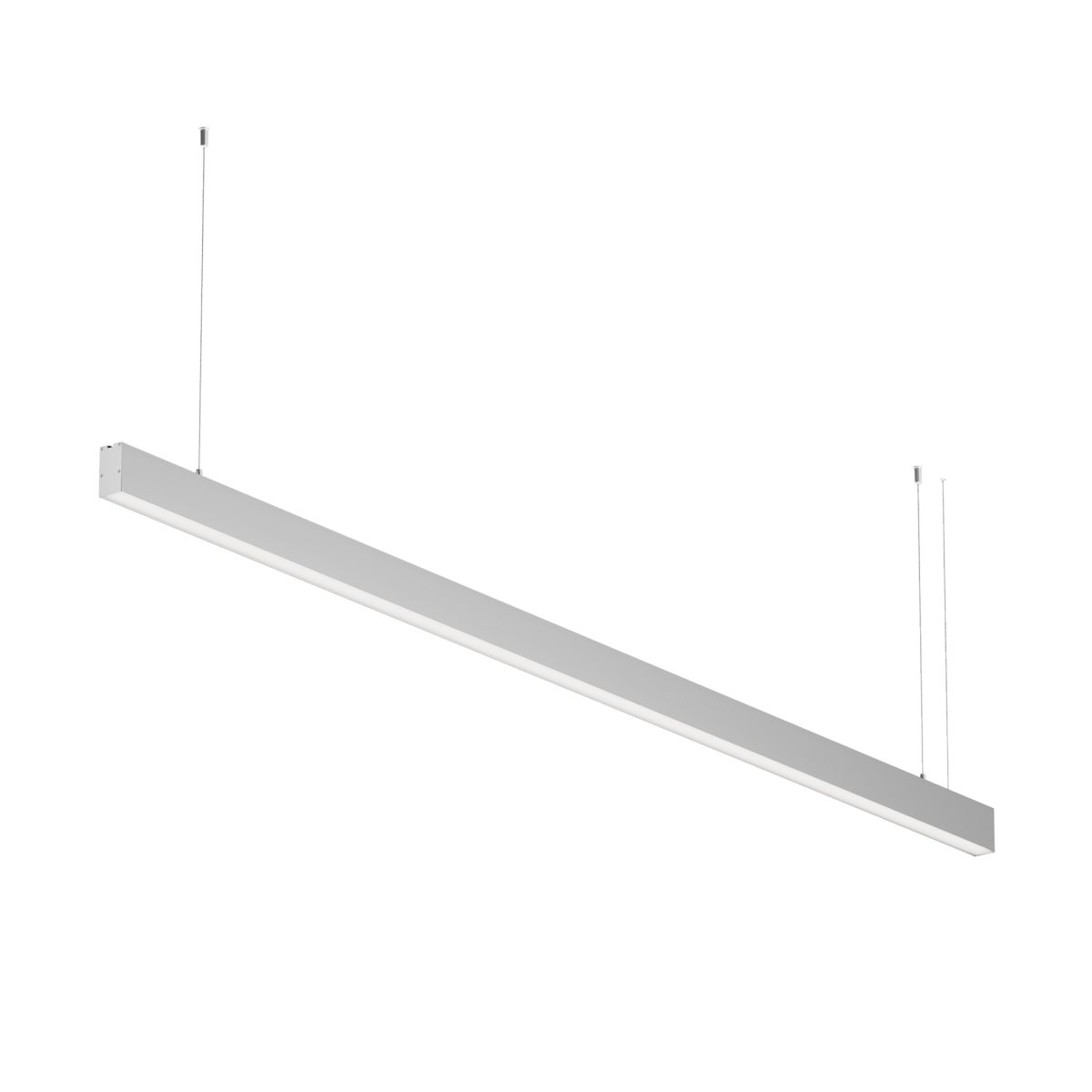 Линейный подвесной светильник Maytoni Technical 4000K 35x67 (Серебро, 2 м) LL312040