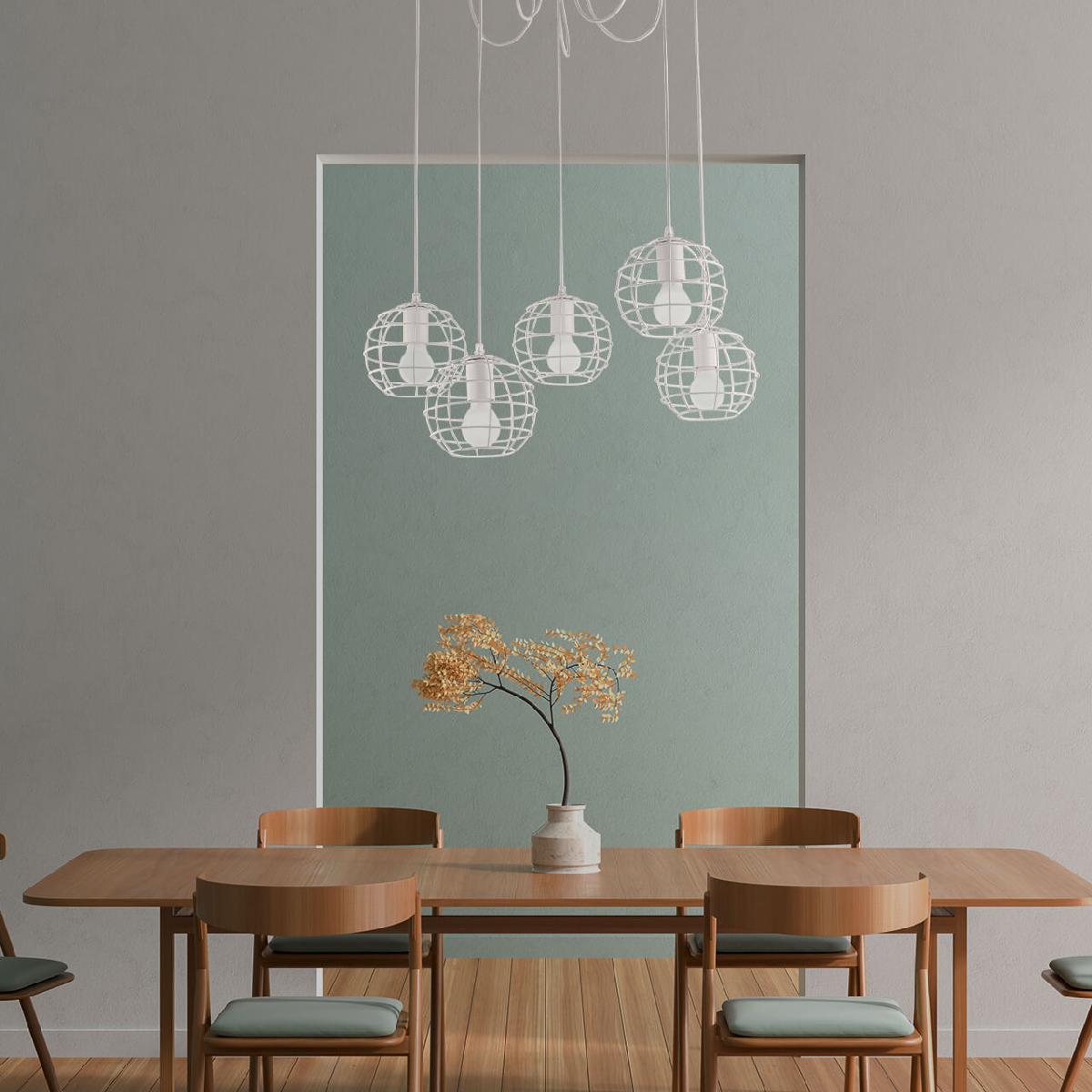 Подвесная люстра Arte Lamp A1110SP-5WH