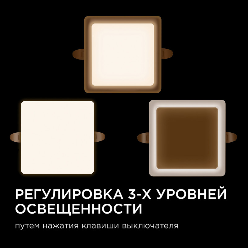 Встраиваемая светодиодная панель Apeyron FLP 06-114