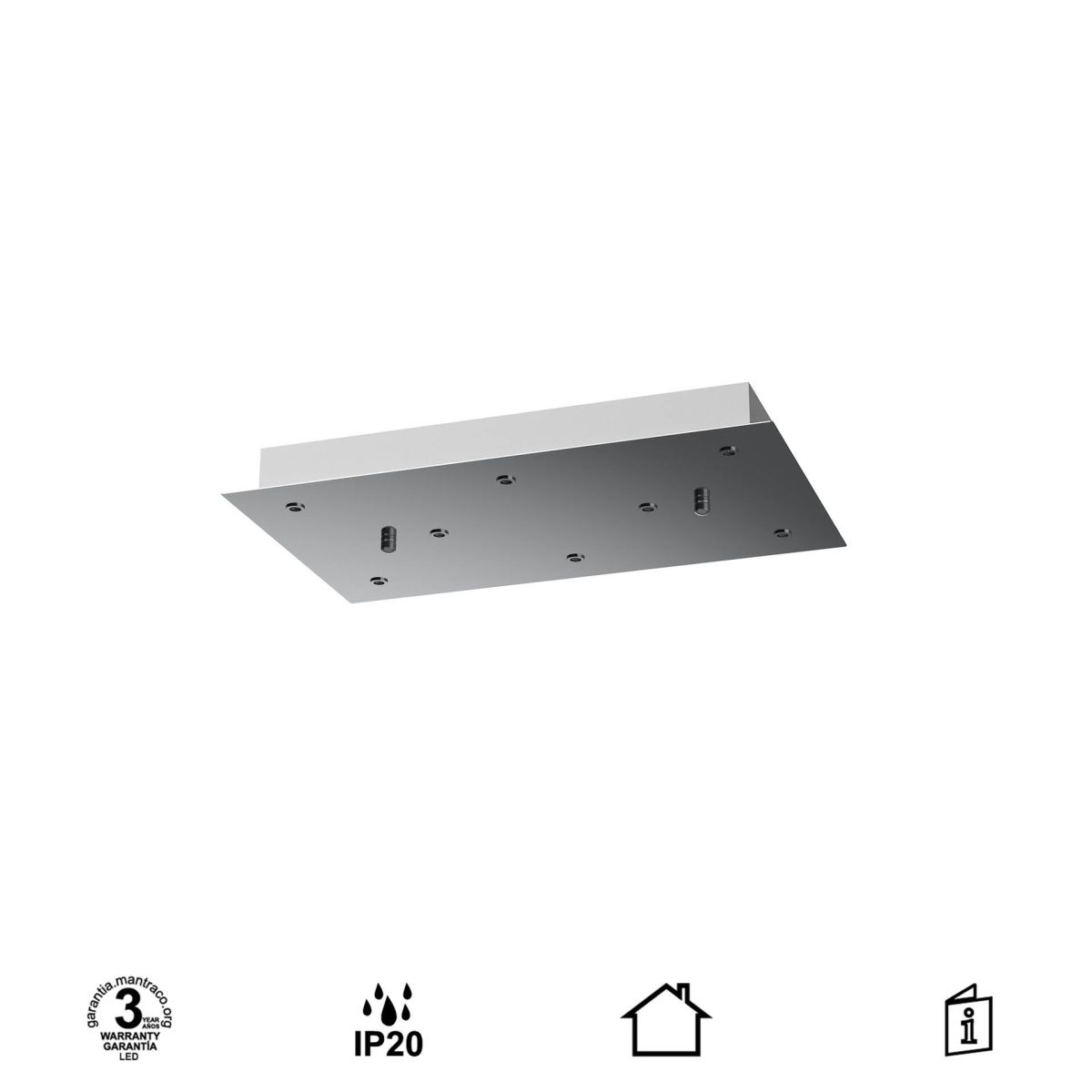 Основание потолочное 8L Mantra Modular Light Florones 9387