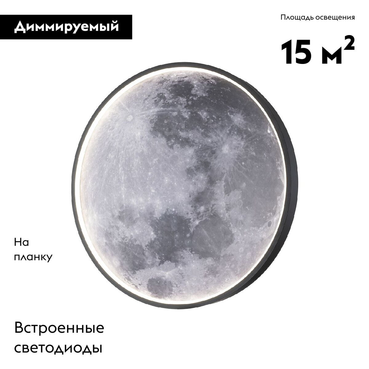 Настенно-потолочный светильник Escada Planet 10226/SG LED Moon