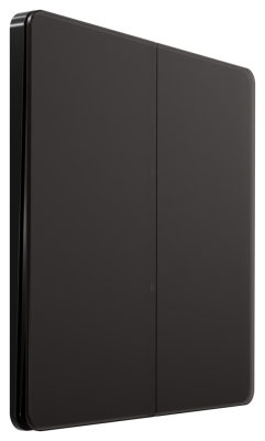 Выключатель с самовозвратом 2-клавишный, 10А Systeme Electric Systeme Infinity Полярная ночь FSE001017 Выключатель с самовозвратом 2-клавишный, 10А Systeme Electric Systeme Infinity Полярная ночь FSE001017