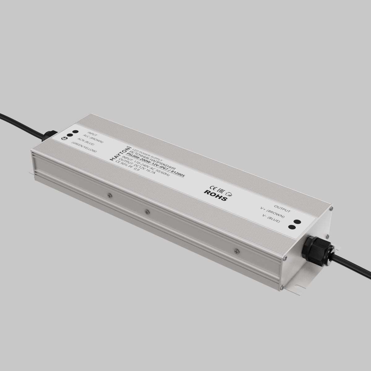 Источник напряжения Maytoni Led Strip PSL008 12В 200Вт IP67 812005