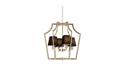 Подвесная люстра Lumina Deco Montero LDP 1249-4 GD+BK