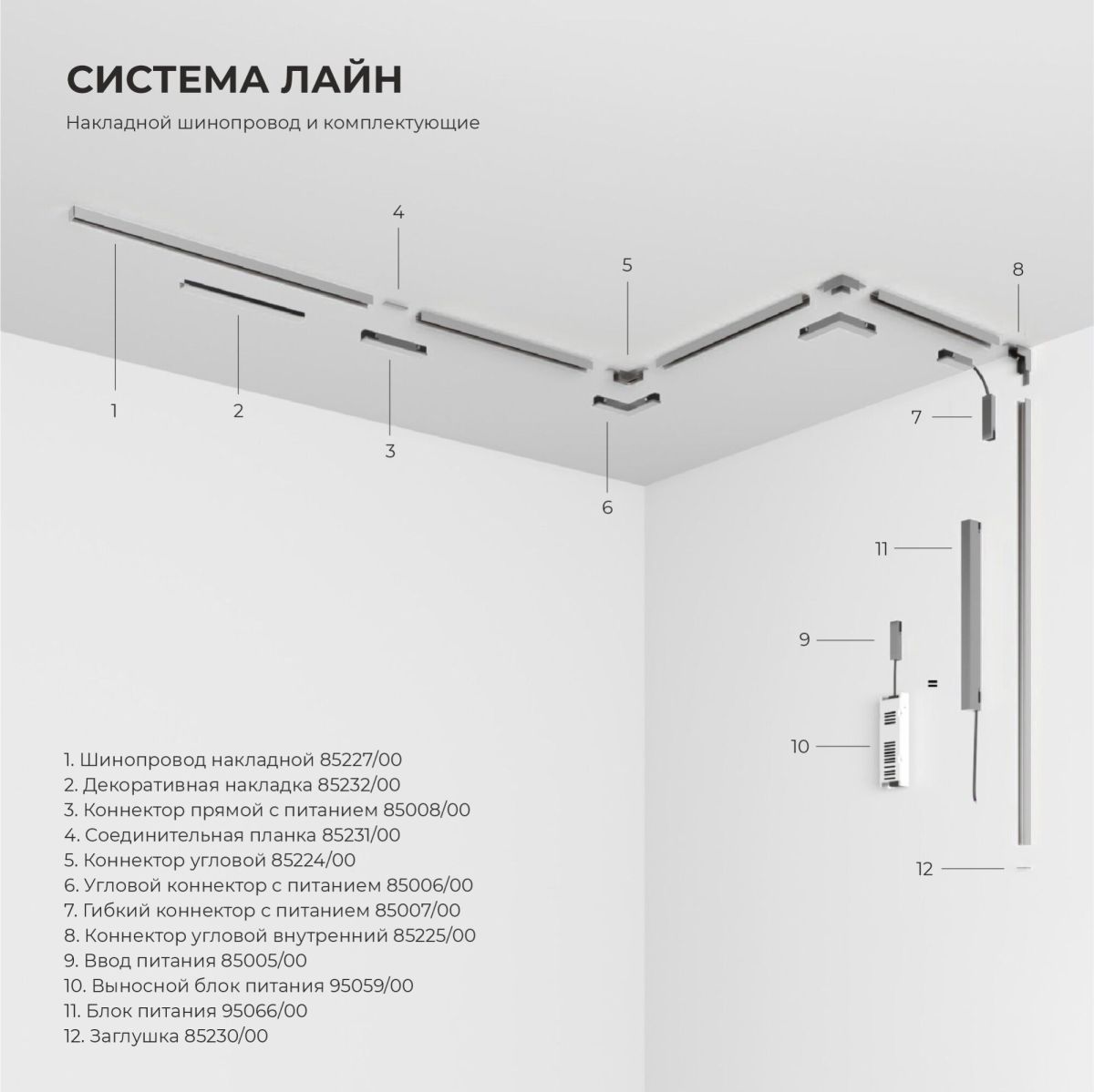 Трековый магнитный светильник Elektrostandard Line Magnetic 85525/01 4690389220630 a072699