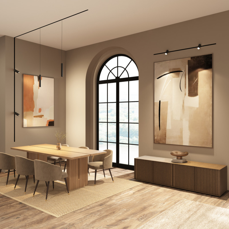 Трековый светильник Denkirs SMART 48V SPOT DK8508-BK