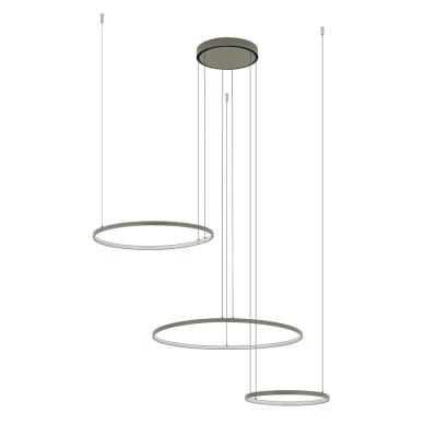 Подвесная люстра Nowodvorski Circolo Led M Silk Oliv E 11398