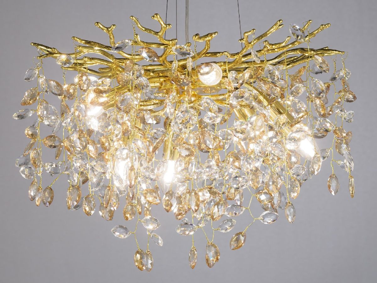 Подвесная люстра Lumina Deco Brevia LDP 8027-500 GD