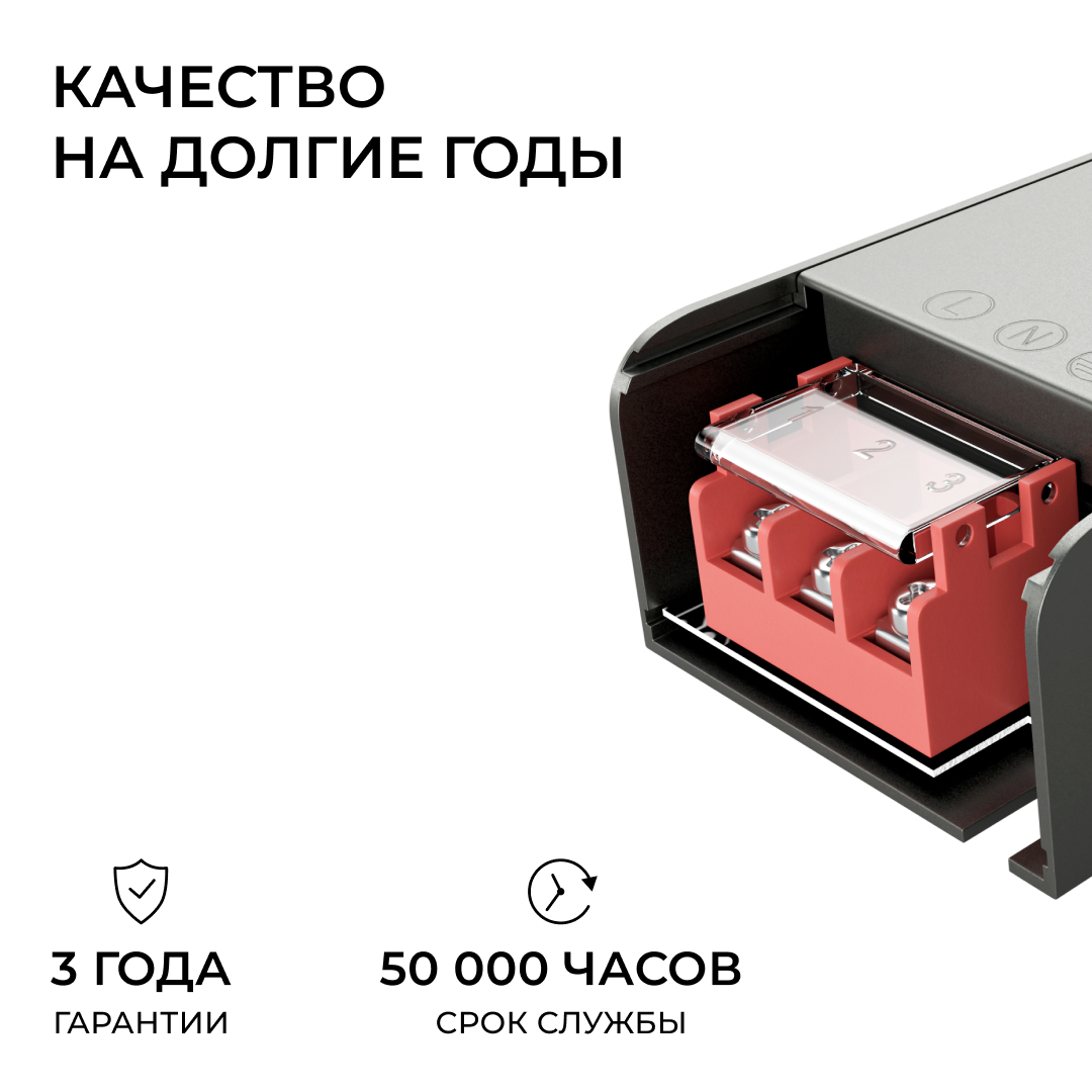 Блок питания Apeyron 24В 200Вт 186-264В 83А IP20 03-262