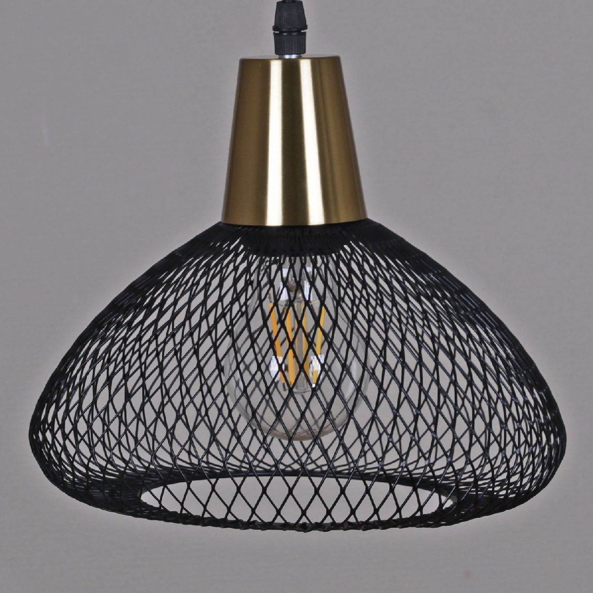 Подвесной светильник Reluce 03204-3.9-03 BK+COPPER