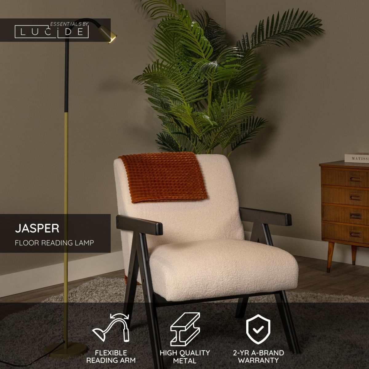 Торшер Lucide Jasper 65706/01/33