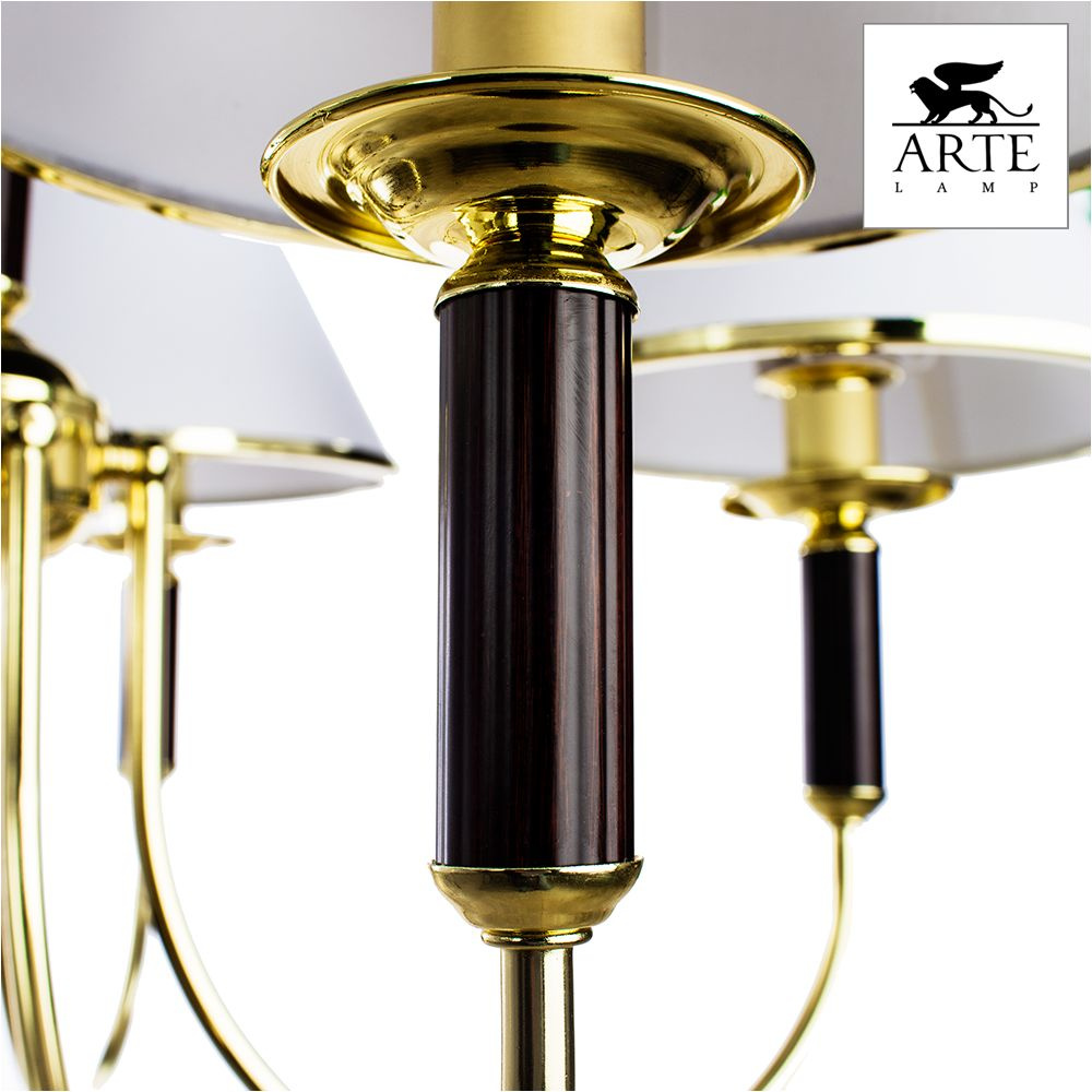 Подвесная люстра Arte Lamp Catrin A3545LM-5GO