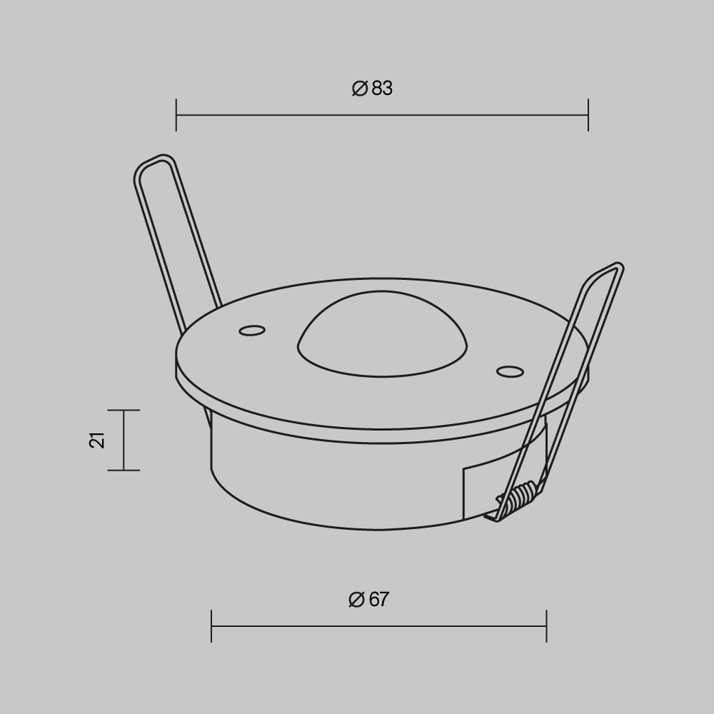 Датчики движения и освещенности Maytoni Lighting control 727001