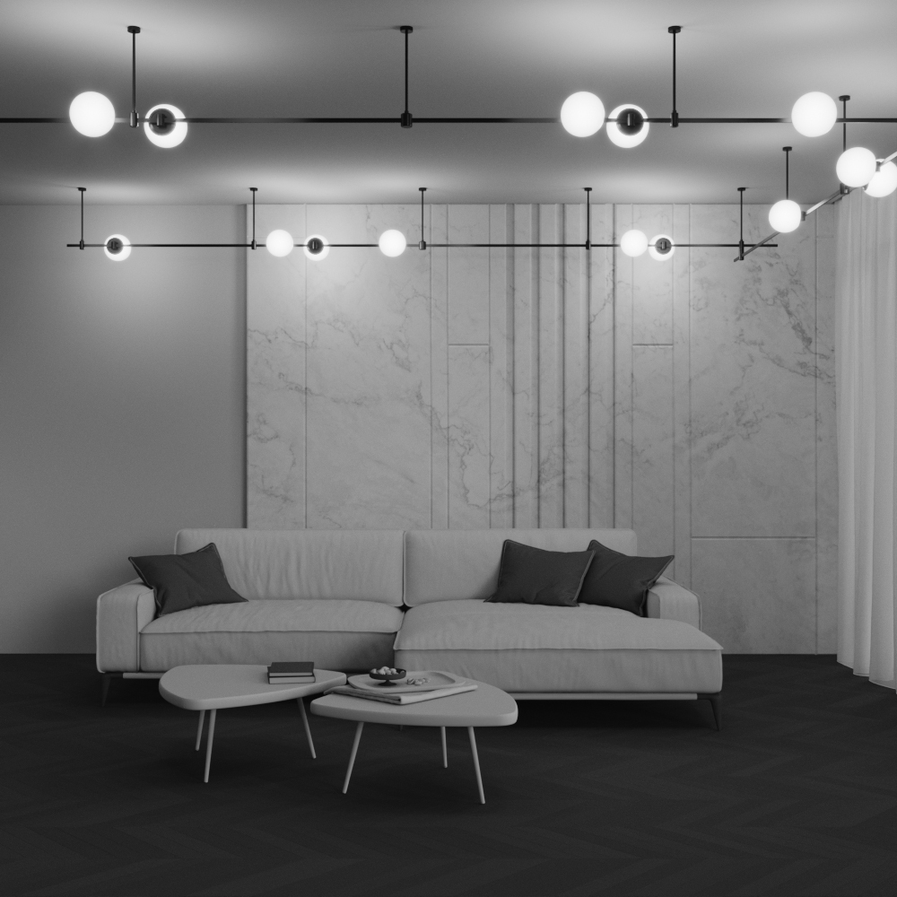 Трековый магнитный светильник Maytoni Technical Luna TR229-1-8W3K-B