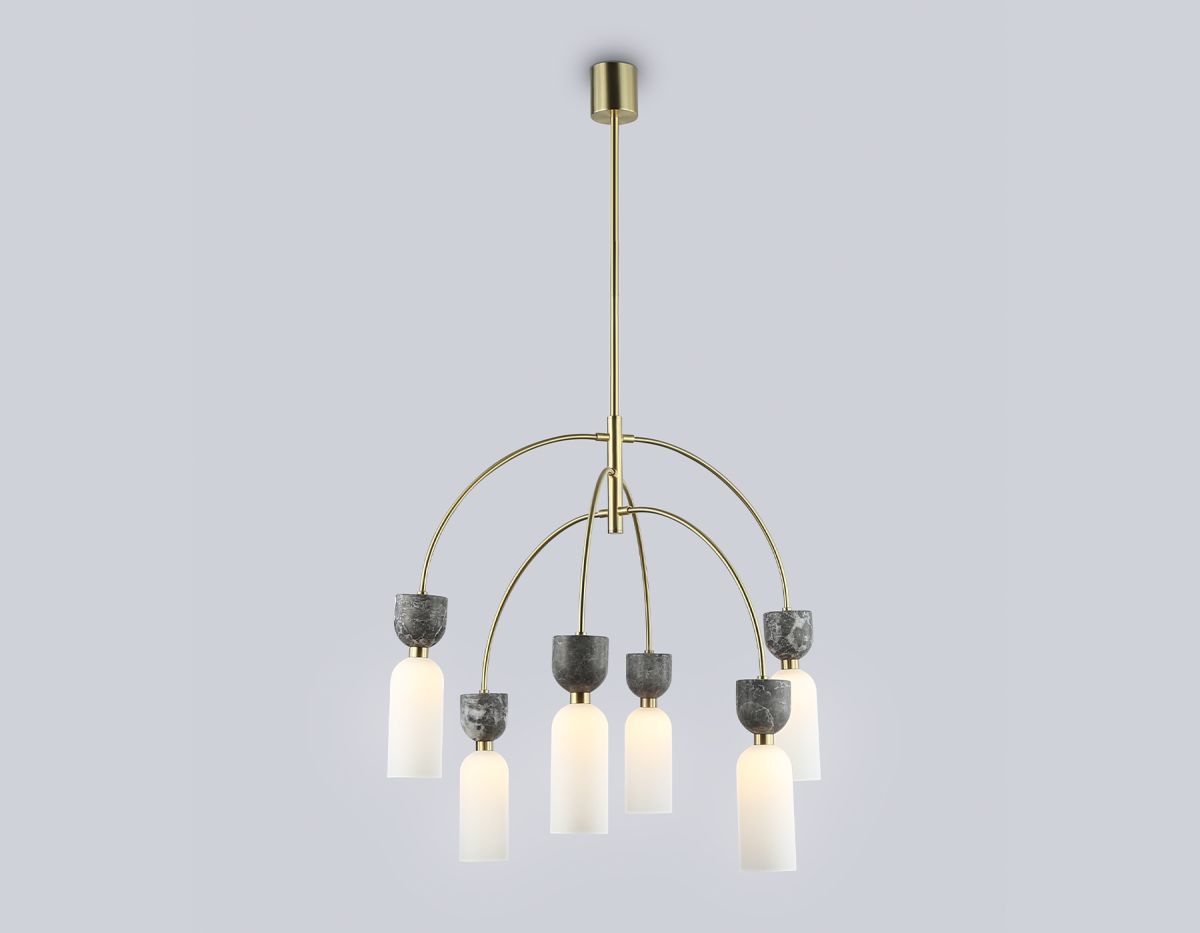Люстра на штанге Ambrella Light High Light Ceramo Modern LH53333