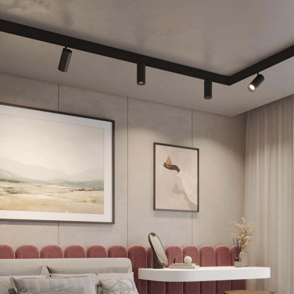 Трековый светильник с переключ. цв. темпер. Novotech Shino Flum 359688