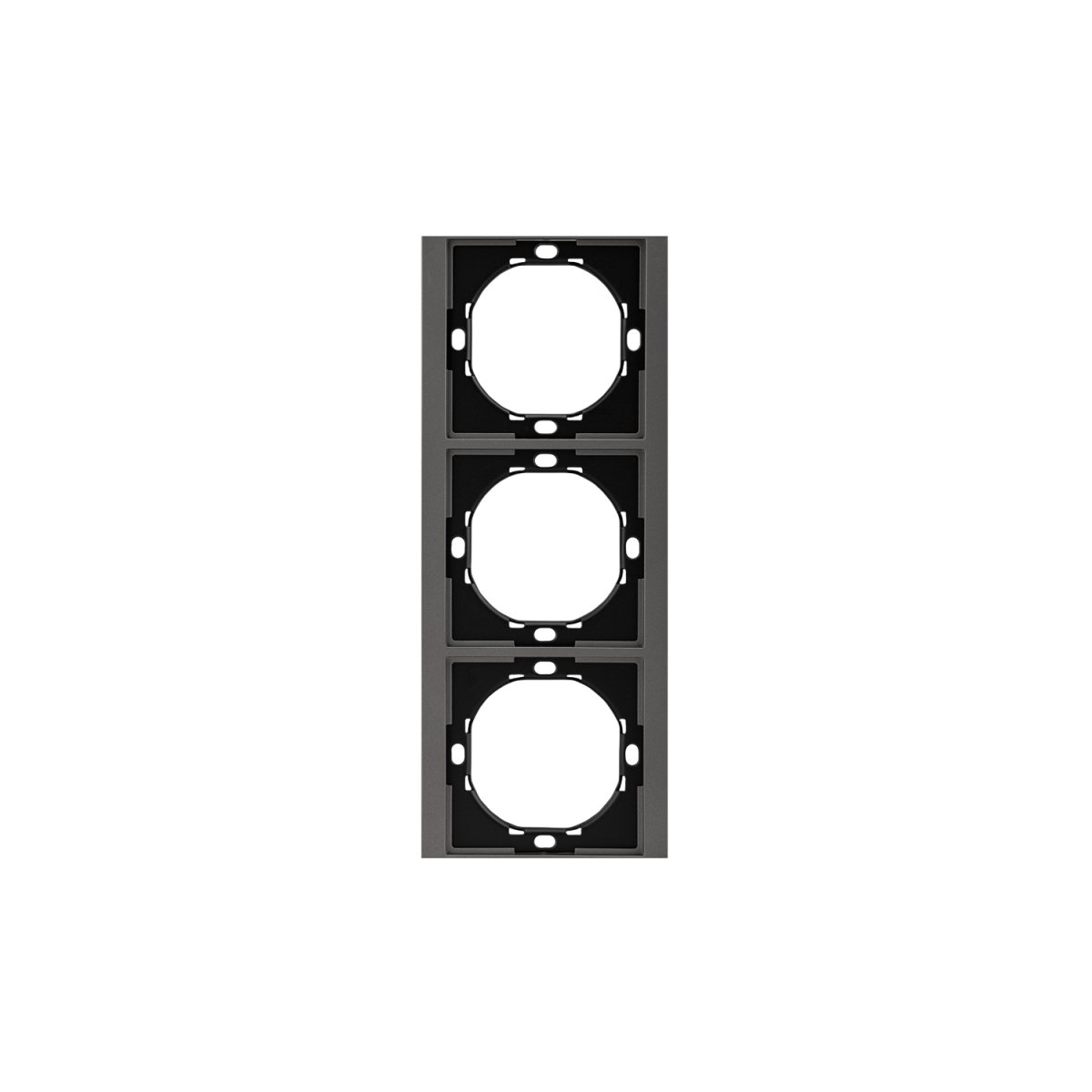 Рамка SETE 3-постовая универсальная графит KRANZ KR-79-0753-3