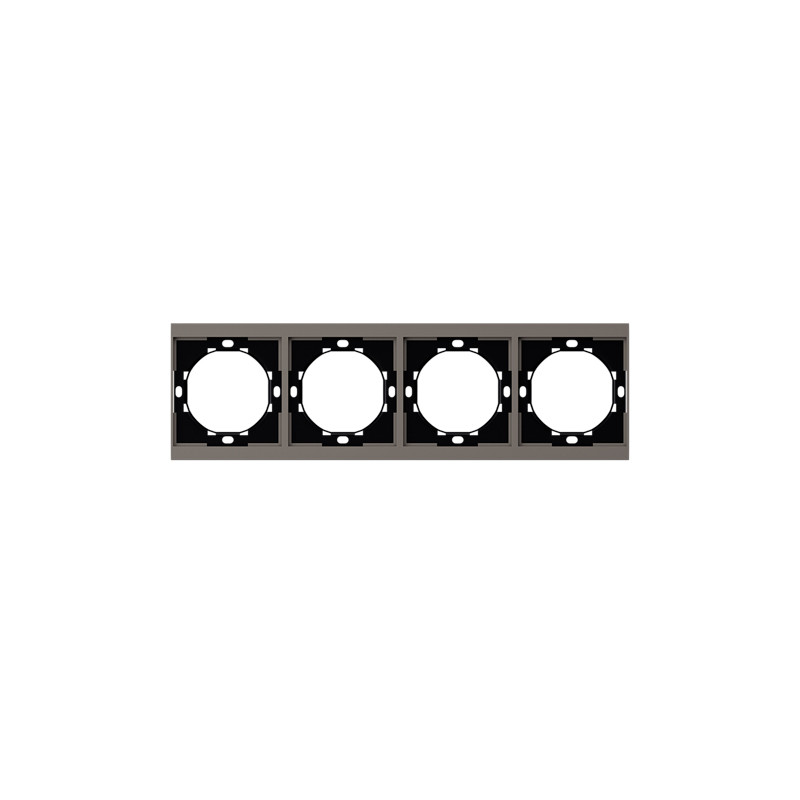 Рамка SETE 4-постовая универсальная графит KRANZ KR-79-0754-3