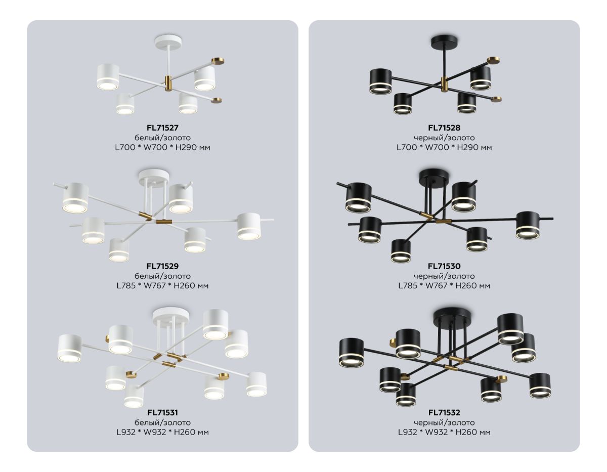 Потолочный светильник Ambrella Light Comfort FL71530