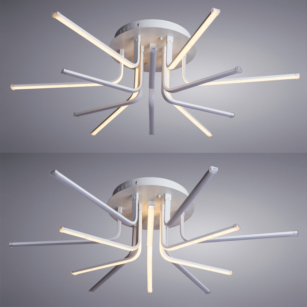 Потолочная светодиодная люстра Arte Lamp Stick A6207PL-12WH
