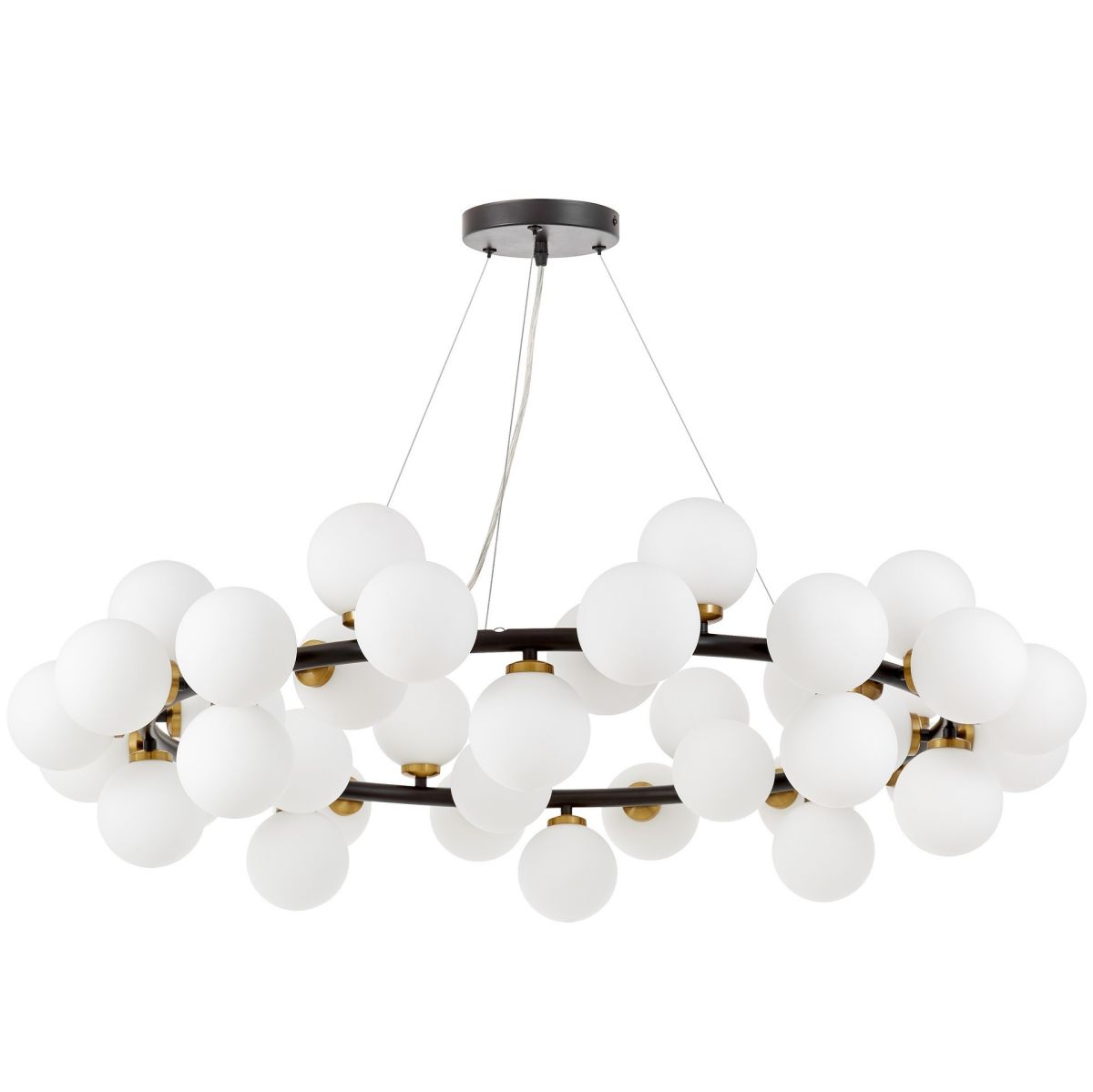 Подвесная люстра Lumina Deco Marsiada LDP 6033-40 BK+MD
