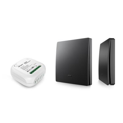 Реле с кинетическими выключателями, IP44, Wi-Fi 2,4 ГГц, Smart, 2выкл., 1 реле. чер. Apeyron 04-86