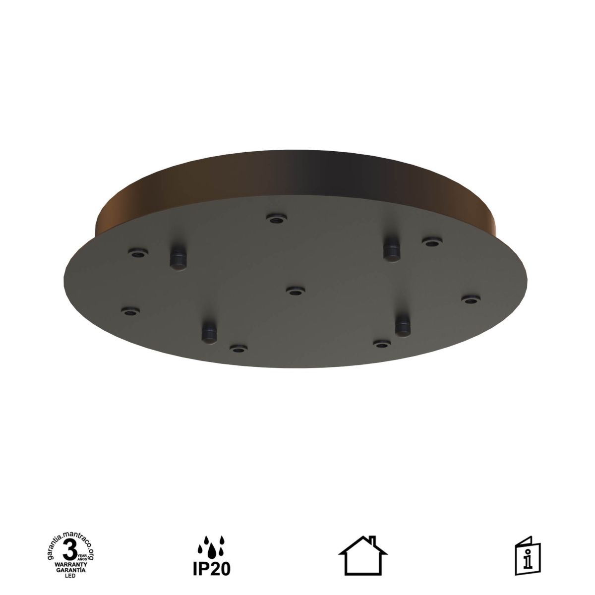 Основание потолочное 8L Mantra Modular Light Florones 9369